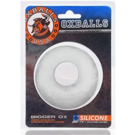 Bigger ox cockring clear ice (net)
